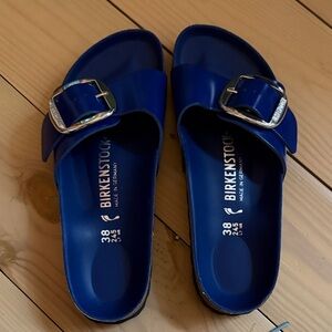 Birkenstock Madrid Sandals with Silver Buckle